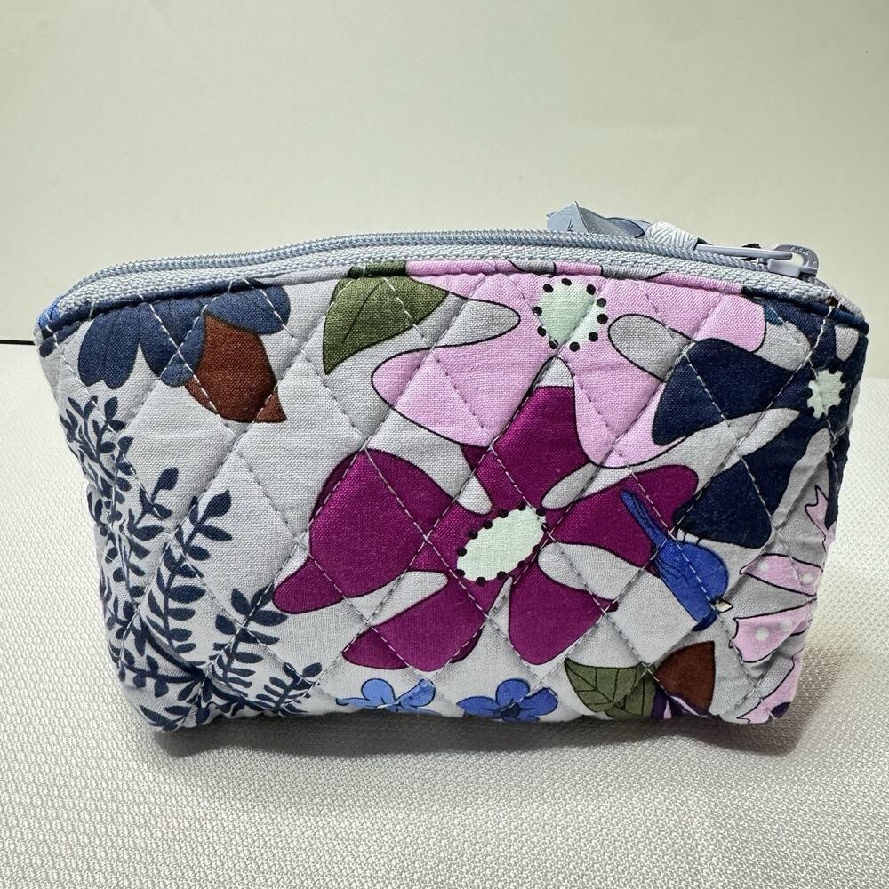 NWT Vera Bradley Compact Travel Cosmetic Makeup Bag Bengal Lily